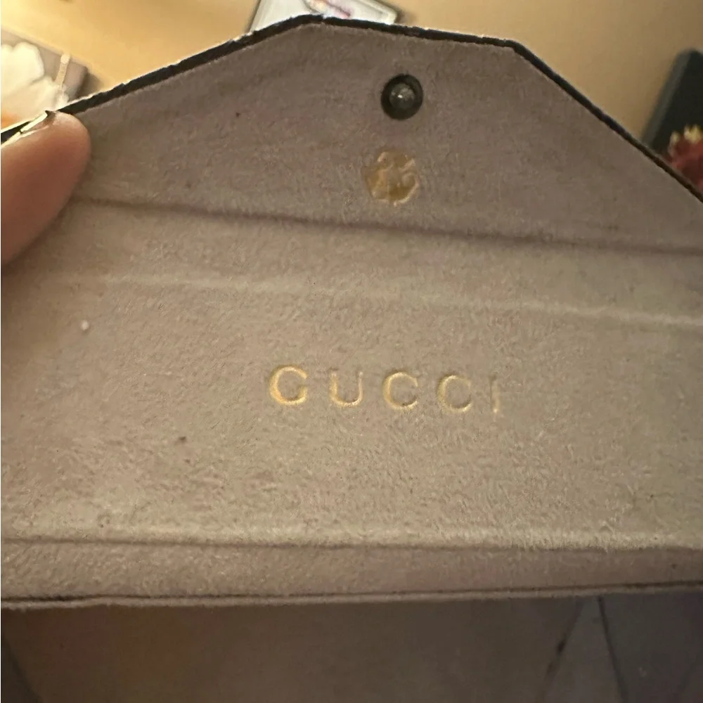Preloved Authentic Gucci Eyeglass Sunglass Case Brown - Picture 6 of 15